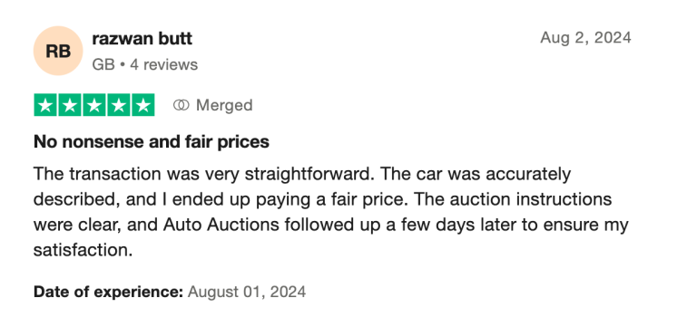 auctioncar.auction trustpilot